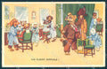 Animals Dog Dachshund Dressed Barber Shop serie 53800-7 postcard TW1032 – fronte