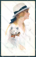 Animals Wilson Lady Dog Propaganda WW1 Belgium Flake 3102-3 pc TW1070 – fronte