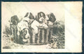 Animals Dog Hunting Puppies Bracco ? cartolina postcard TW1075 – fronte