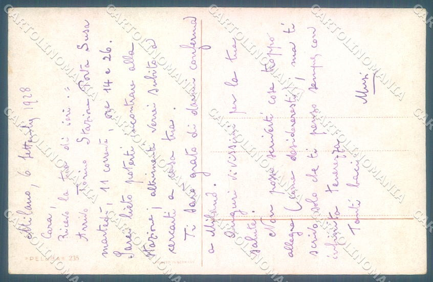 Animals Donadini Jr Saint Bernard Dog Peluba 235 cartolina postcard TW1142 – retro