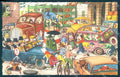 Animals Max Kunzli Dog Dressed Bulldog Bicycle Car serie 16 postcard TW1173 – fronte
