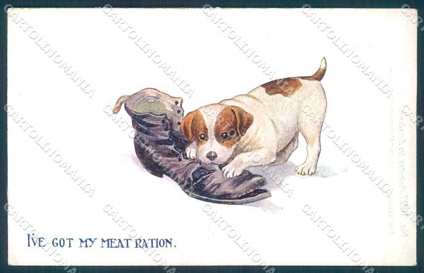 Animals Dog Puppy London serie 3527 cartolina postcard TW1191 – fronte