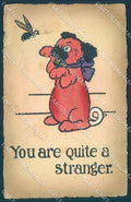 Animals Dog Comic Bee Verdier serie 261 cartolina postcard TW1209 – fronte
