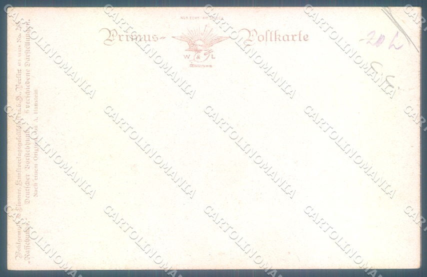Animals Hanstein Dog Irish Setter serie 285 CORNER CREASE postcard TW1359 – retro