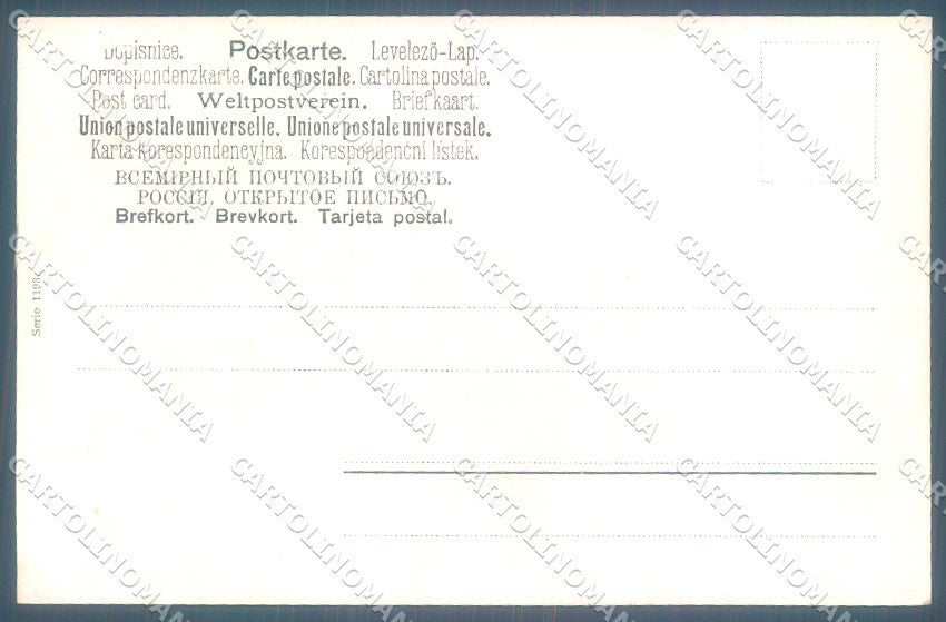 Animals Muller Dog Saint Bernard serie 1193 cartolina postcard TW1365 – retro