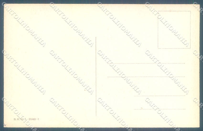 Artist Signed MHS New Year Pig Angel Chimney Sweep BKWI 3140-1 postcard TW1402 – retro