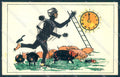 Artist Signed PH New Year Pig Chimney Sweep serie 103 cartolina postcard TW1404 – fronte