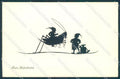 Artist Signed Josefine Allmayer Gnome Silhouette serie II-514 Insect pc TW1457 – fronte