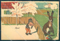 Easter Egg Rabbit Gnome cartolina postcard TW1475 – fronte