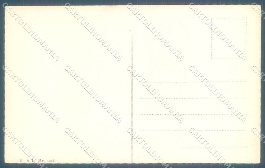 Christmas Dog Writing Telegraph CRAYON SPOTS serie 1560 postcard TW1489 – retro