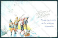 New Year Gnome Toasting Music Instrument cartolina postcard TW1498 – fronte