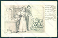 Artist Signed Starkloff Gnome Phone Lady Man serie 30 postcard TW1516 – fronte