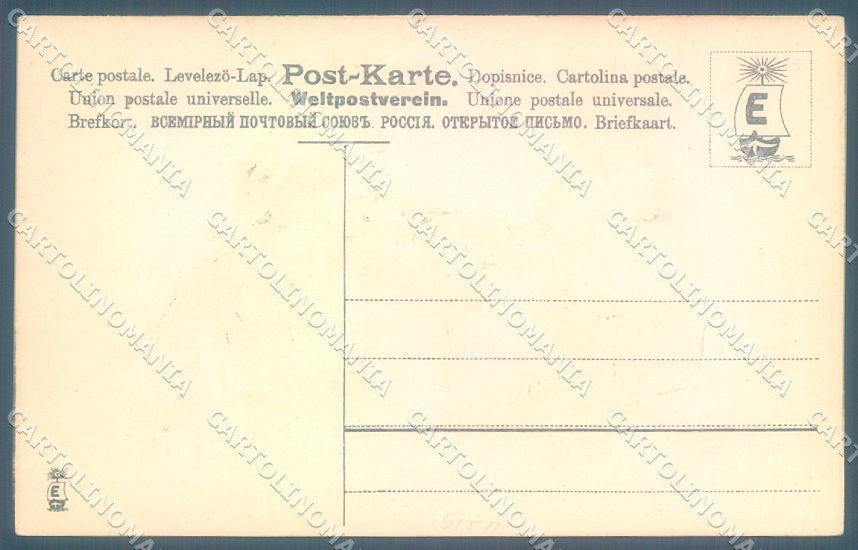 Greetings Augurali Children Pig MSiB 13796 Relief cartolina postcard TW1544 – retro
