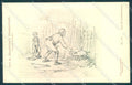 Artist Signed Hendschel Pig Man Child Skizzenbuch serie 35 postcard TW1553 – fronte