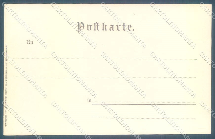 Artist Signed Hendschel Pig Man Child Skizzenbuch serie 35 postcard TW1553 – retro