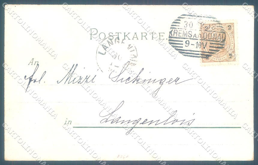 New Year Pig serie 210 cartolina postcard TW1559 – retro