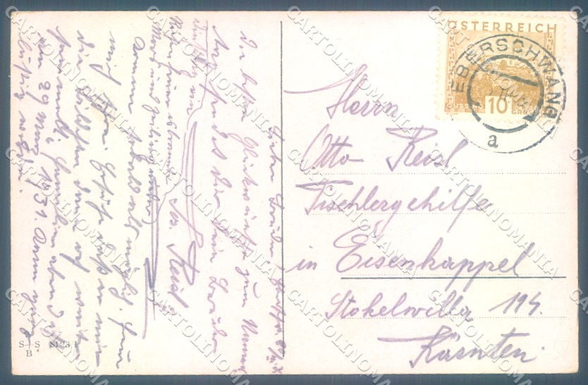 Greetings Augurali Lady Pig Flower WSSB 8123-1 cartolina postcard TW1592 – retro