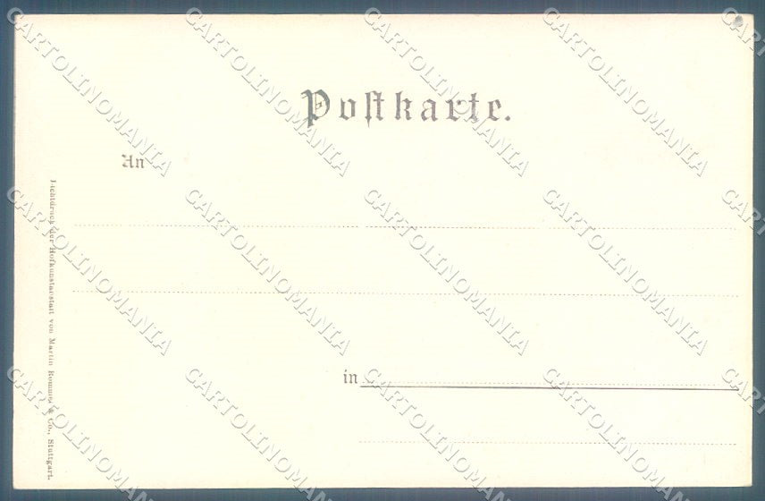 Artist Signed Hendschel Pig Man Skizzenbuch serie 91 cartolina postcard TW1594 – retro