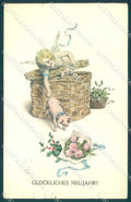 Artist Signed Rossler ? Cupid Pig MM Vienne 288 cartolina postcard TW1602 – fronte