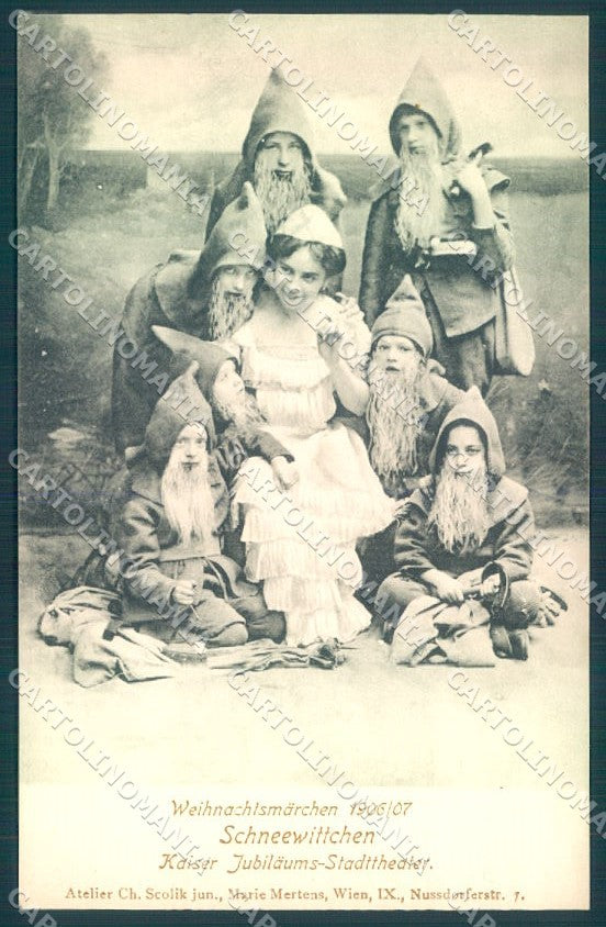 Osterreich Wien Gnome Snowhite Kaiser Jubilaums Stadttheatre Scolik pc TW1652 – fronte