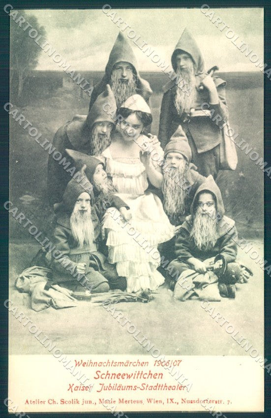 Osterreich Wien Gnome Snowhite Kaiser Jubilaums Stadttheatre Scolik pc TW1661 – fronte