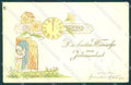 Greetings New Year Gnome Flower serie 47 Relief cartolina postcard TW1698 – fronte