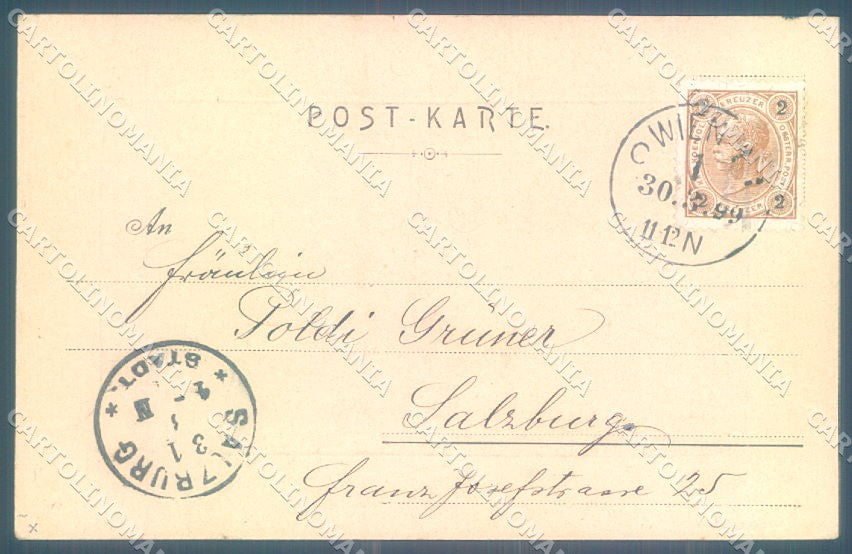 Artist Signed HD ? Easter Egg Gnome cartolina postcard TW1700 – retro
