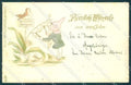 Greetings New Year Gnome Bird Ruger Paul Seyfert serie 10 postcard TW1710 – fronte