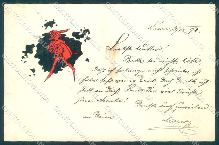 Greetings Augurali Joker cartolina postcard TW1722 – fronte