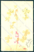 Greetings New Year Gnome Four Leaf Clover Relief cartolina postcard TW1750 – fronte