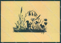 Artist Signed Emmi Hortig Gnome Silhouette FG cartolina postcard TW1777 – fronte