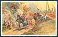 Artist Signed Dressed Hare Children cartolina postcard TW1789 – fronte