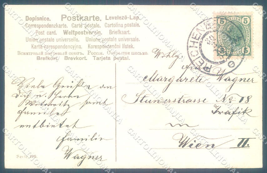 Greetings Easter Dressed Hare Egg Relief serie 196 cartolina postcard TW1814 – retro