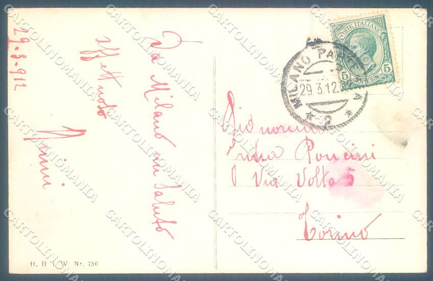 Artist Signed Humanized Dressed Chick HHiW 736 WRINKLES postcard TW1876 – retro