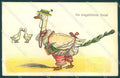 Artist Signed Dressed Goose Medicin serie 852 cartolina postcard TW1893 – fronte
