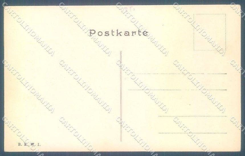 Animals Monkey Comic BKWI cartolina postcard TW1906 – retro