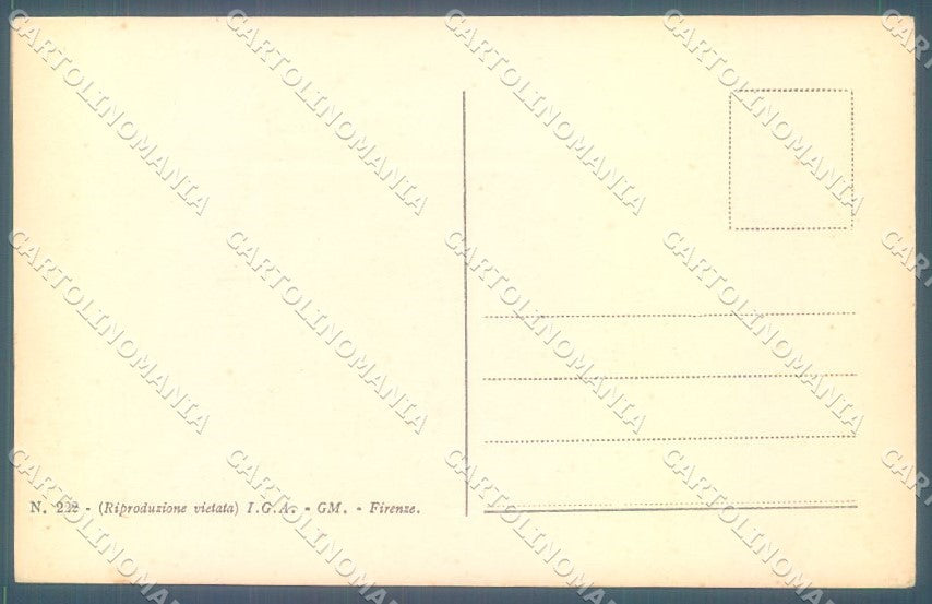 Animals Monkey Comic Money serie 222 Firenze cartolina postcard TW1907 – retro