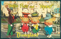 TV USA California Anaheim Three Pigs Disneyland cartolina postcard TW1937 – fronte