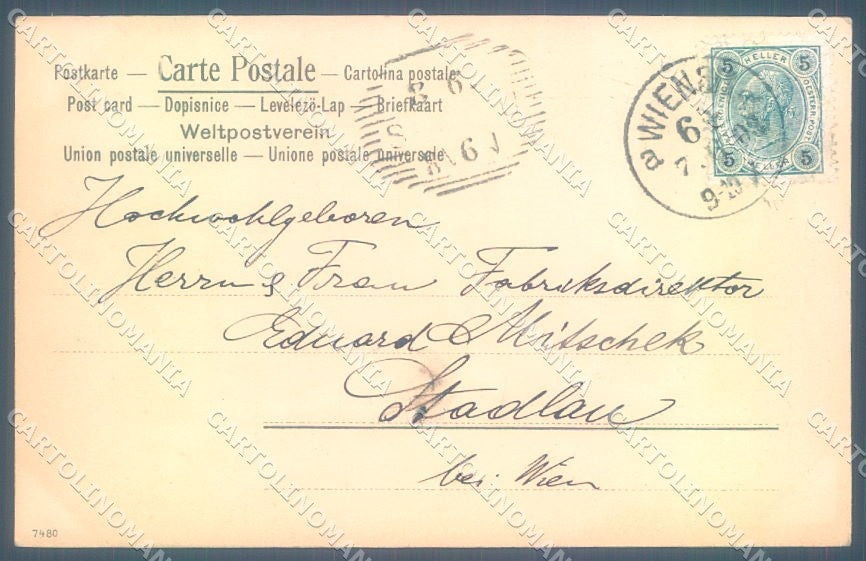 Artist Signed Goose Dog serie 7480 cartolina postcard TW1950 – retro