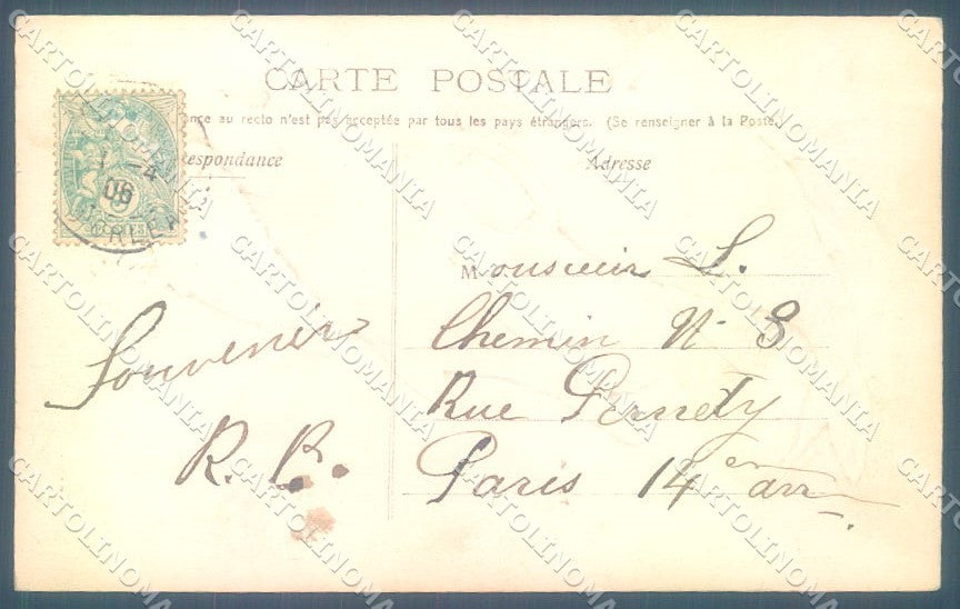 Greetings 1 Avril Dressed Fish Relief cartolina postcard TW1957 – retro