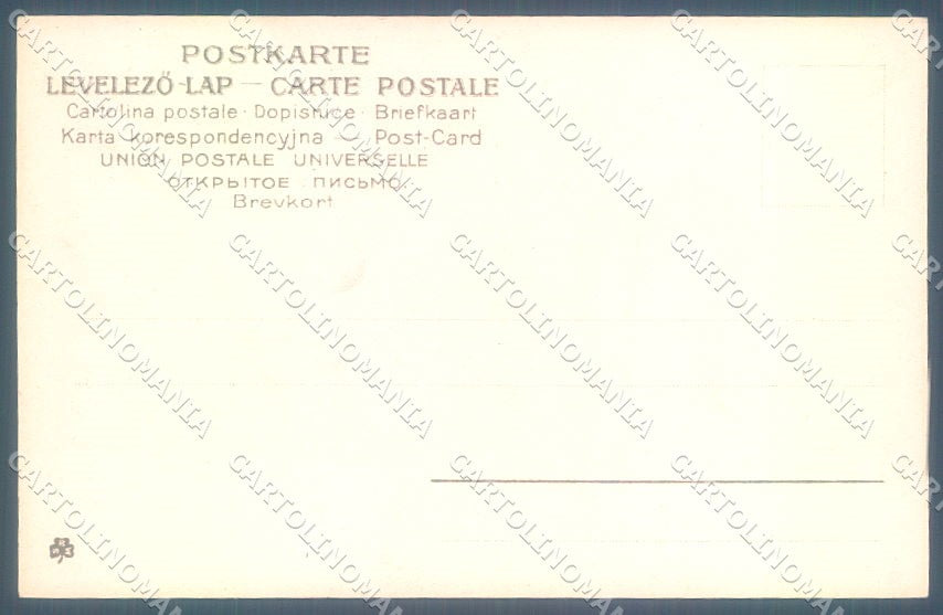 Animals Humanized Dressed Cat cartolina postcard TW1964 – retro