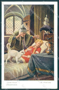 Artist Signed Kubel Fairy Tales Grimm Dornroschen serie 140-3802 postcard TW1987 – fronte