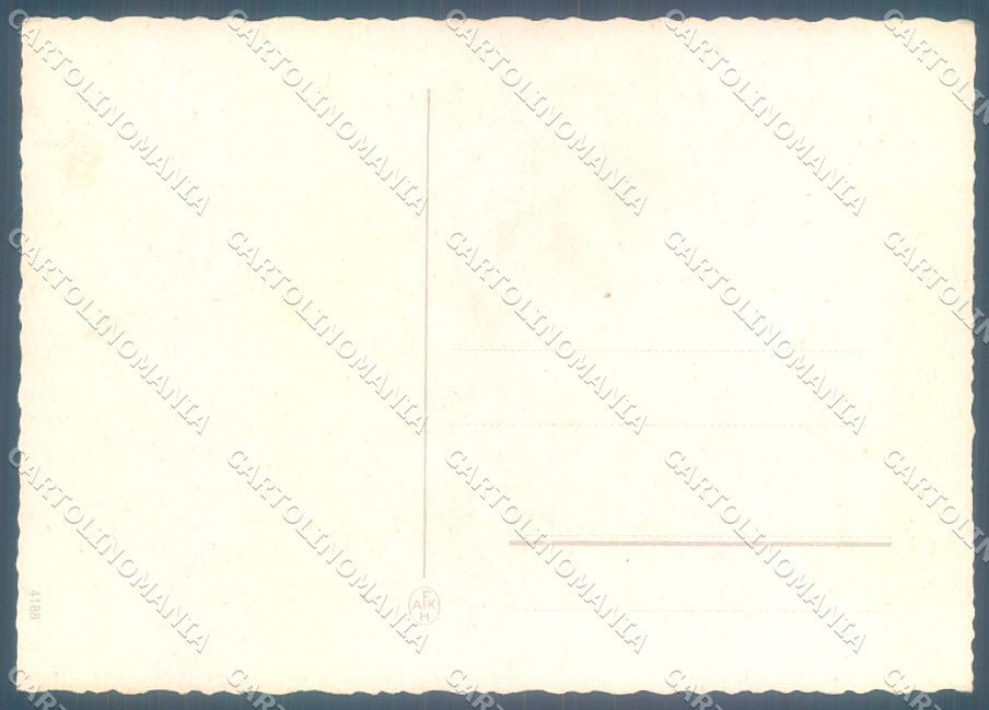 Artist Signed EK Humanized Dressed Cat serie 4188 FG cartolina postcard TW2027 – retro