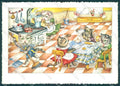 Artist Signed EK Humanized Dressed Cat serie 4190 FG cartolina postcard TW2029 – fronte