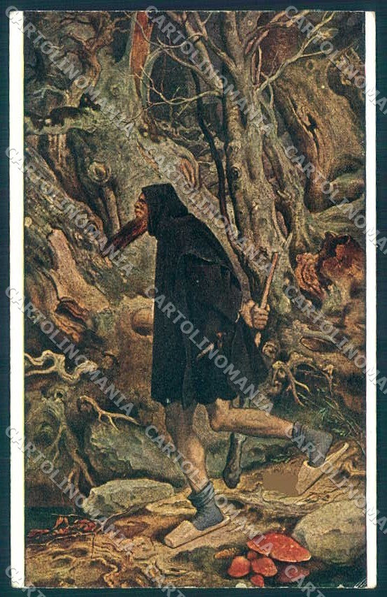 Artist Signed Schwind Fairy Tales Rubezahl Ackermann 213-B-2174 postcard TW2085 – fronte
