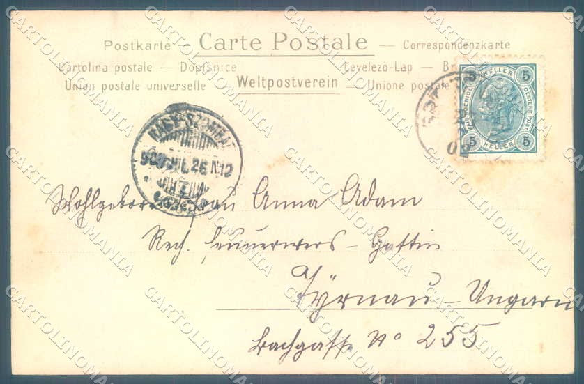 Artist Signed Lady Couple Piano Violin cartolina postcard TW2091 – retro