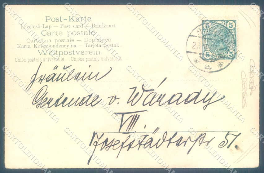 Artist Signed C.K. Cook Dutch Lady Couple CORNER CREASES postcard TW2097 – retro