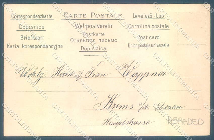 Artist Signed New Year Lady Man Toasting serie 714-3 ABRADED postcard TW2124 – retro