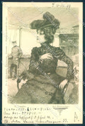 Artist Signed Torggler Fashion Lady Art Nouveau Ackermann 737 postcard TW2132 – fronte