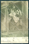 Artist Signed Bluhm Fashion Lady Art Nouveau Ackermann 483 postcard TW2133 – fronte
